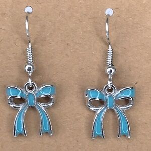 Ribbon Dangle Earrings